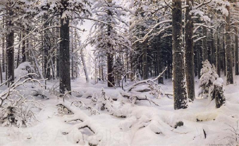 Ivan Shishkin Winter Germany oil painting art
